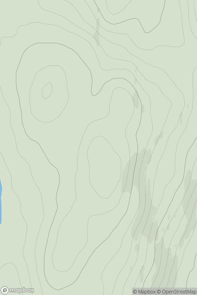 Thumbnail image for Cnoc Breac [Jura, Scarba and Colonsay] showing contour plot for surrounding peak